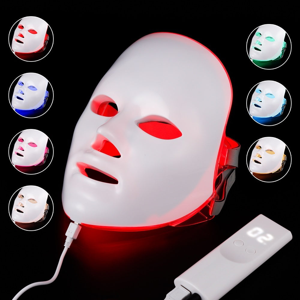 Beauty Instrument Beauty Skin Mask Instrument Seven-color Photon Rejuvenation - 𝓢𝓱𝓸𝓹𝓵𝓮𝓬𝔂
