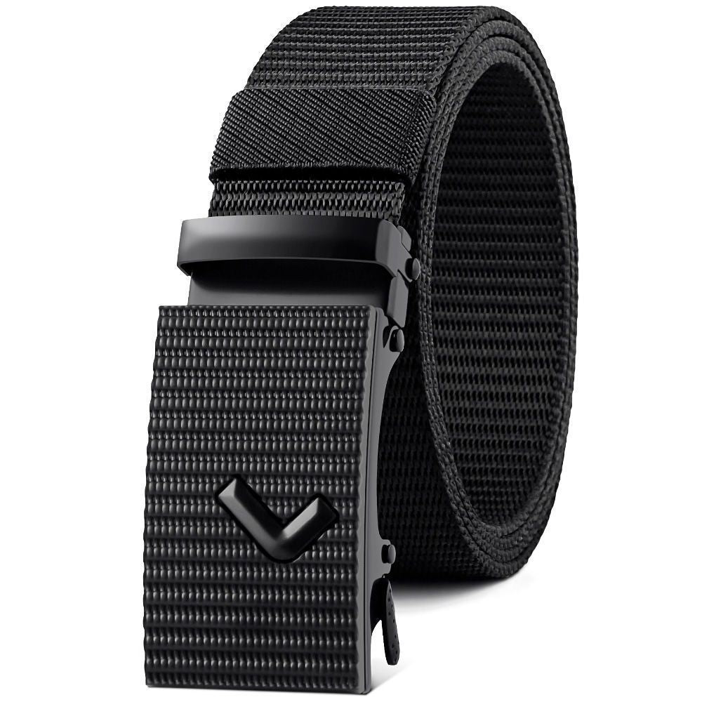 Nylon Waistband Men's Automatic Buckle Outdoor Canvas Belt - 𝓢𝓱𝓸𝓹𝓵𝓮𝓬𝔂