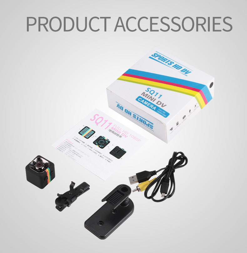 SQ11 HD 1080P DV super mini camera motion motion DV infrared night vision DV - 𝓢𝓱𝓸𝓹𝓵𝓮𝓬𝔂