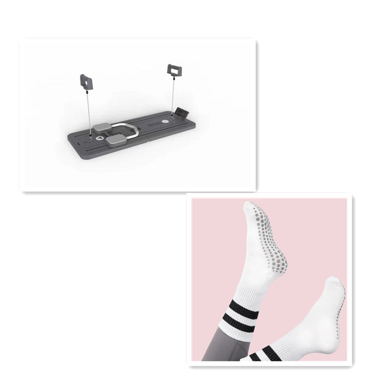 Multifunctional Fitness Board Flat Support Chest And Abdominal Muscle Equipment Household Abdominal Wheel