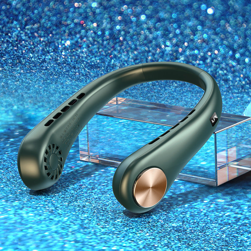 New Mini Neck Fan Portable Bladeless Hanging Neck Rechargeable Air Cooler Mini Summer Sports Fans - 𝓢𝓱𝓸𝓹𝓵𝓮𝓬𝔂
