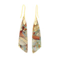 Bohemian Emperor Stone Geometric Pendant Earrings
