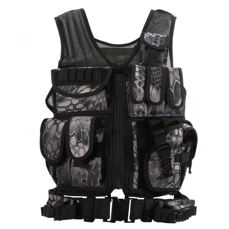 Tactical Vest Military Combat Army Armor Vests Molle Airsoft Plate Carrier Swat Vest Outdoor Hunting Fishing CS Training Vest - 𝓢𝓱𝓸𝓹𝓵𝓮𝓬𝔂