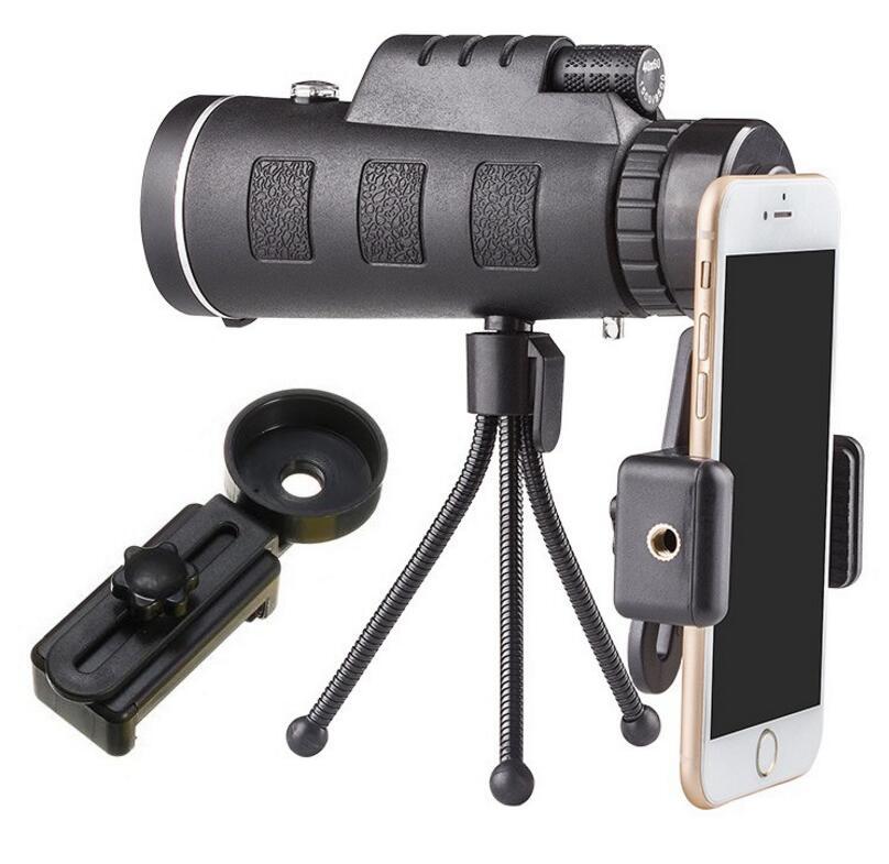 Compatible with Apple, Monocular Telescope Zoom Scope with Compass Phone Clip Tripod - 𝓢𝓱𝓸𝓹𝓵𝓮𝓬𝔂