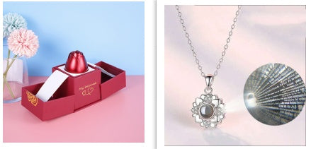 Hot Valentine's Day Gifts Metal Rose Jewelry Gift Box Necklace For Wedding Girlfriend Necklace Gifts - 𝓢𝓱𝓸𝓹𝓵𝓮𝓬𝔂