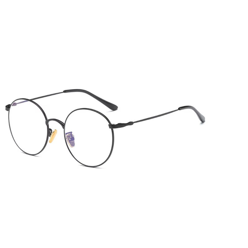 Light Blocking Amber Lens Circular Gaming Glasses - 𝓢𝓱𝓸𝓹𝓵𝓮𝓬𝔂