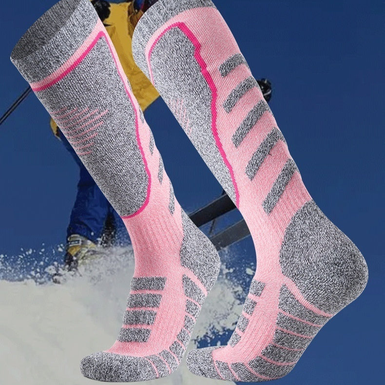 Outdoor Ski Socks Thickening Exercise Towel Bottom Climbing Long Socks - 𝓢𝓱𝓸𝓹𝓵𝓮𝓬𝔂