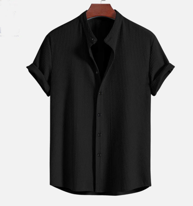 Short Sleeve Loose Shirt Top Summer Mens Clothing - 𝓢𝓱𝓸𝓹𝓵𝓮𝓬𝔂