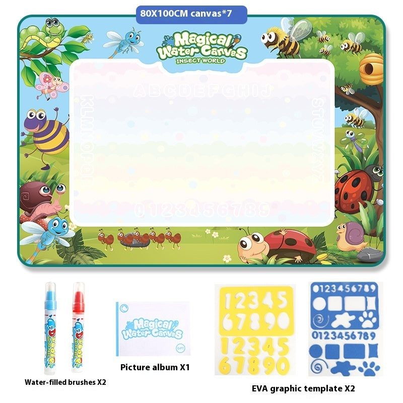 Cloth Toy Clear Water Painting Drawing Board Magic Color Graffiti Blanket Water Picture Book