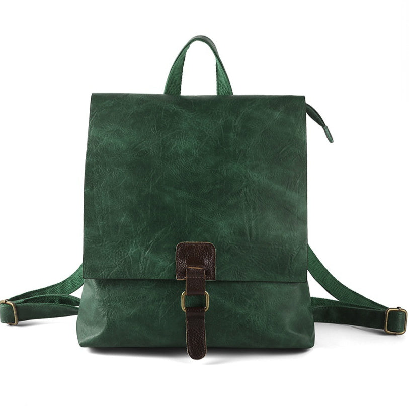 Retro Large Capacity Multifunctional Leather Backpackage - 𝓢𝓱𝓸𝓹𝓵𝓮𝓬𝔂