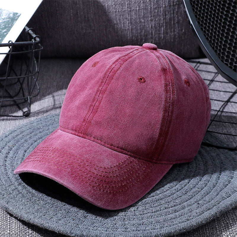 Washed Baseball Caps For Men And Women Outdoor Distressed Sun Hats Simple Caps - 𝓢𝓱𝓸𝓹𝓵𝓮𝓬𝔂
