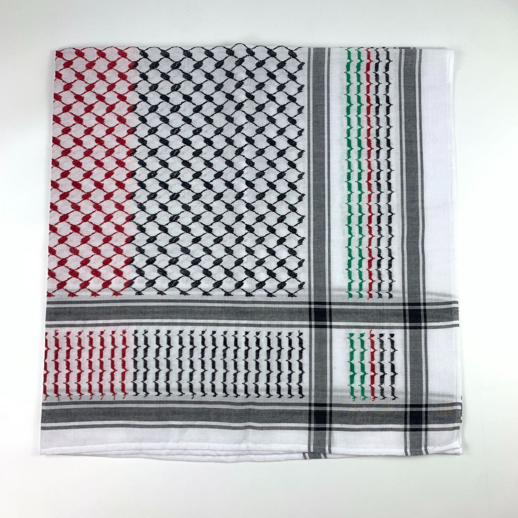 Keffiyeh Jacquard Square Scarf Men Dubai Middle East Muslim Saudi Arabia - 𝓢𝓱𝓸𝓹𝓵𝓮𝓬𝔂