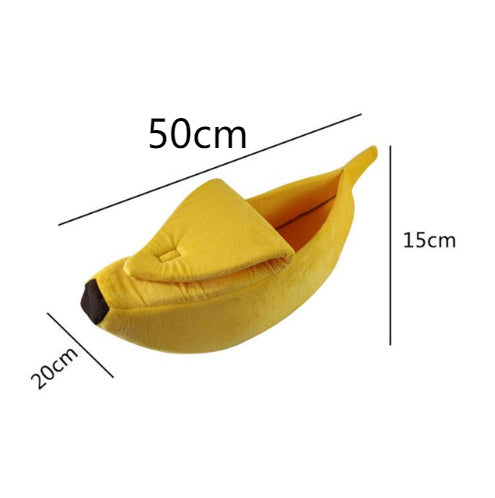 Pet House Dog Bed Banana Shape Dog House Cute Pet Kennel Nest Warm Dog Sofas Sleeping Bed - 𝓢𝓱𝓸𝓹𝓵𝓮𝓬𝔂
