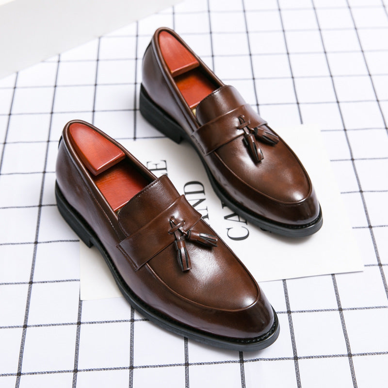 Casual Men Loafers Classic Tassel Men Leather Shoes Wedding Men Dress - 𝓢𝓱𝓸𝓹𝓵𝓮𝓬𝔂
