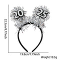 Happy New Year Headband 2025 Party Headband - 𝓢𝓱𝓸𝓹𝓵𝓮𝓬𝔂