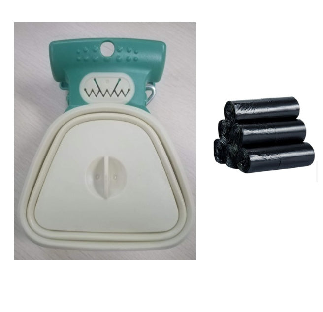 Pet Dog Poop Bag Dispenser Travel Foldable Poop Spoon - 𝓢𝓱𝓸𝓹𝓵𝓮𝓬𝔂