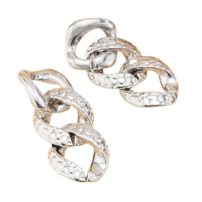 Geometric Chain Earrings For Women - 𝓢𝓱𝓸𝓹𝓵𝓮𝓬𝔂