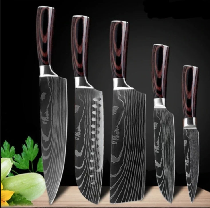 Carpenter's Special Set 6-piece Set 8-piece Set Knife Chef Knife Kitchen Knife Cooking - 𝓢𝓱𝓸𝓹𝓵𝓮𝓬𝔂