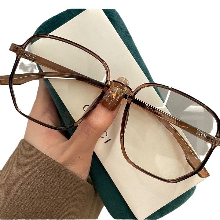 Large Frame Irregular Glasses Round Face Super Light Oversized - 𝓢𝓱𝓸𝓹𝓵𝓮𝓬𝔂