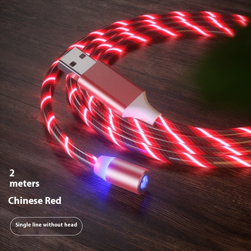 Magnetic Charging Cable Streamer Fast Charging Cable Lighting Micro USB Cable LED Magnet Charger Type-C Cable - 𝓢𝓱𝓸𝓹𝓵𝓮𝓬𝔂