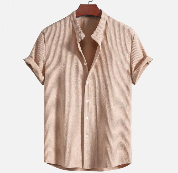 Short Sleeve Loose Shirt Top Summer Mens Clothing - 𝓢𝓱𝓸𝓹𝓵𝓮𝓬𝔂