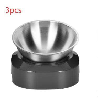 Pet Stainless Steel Bowl Pet Double Night - 𝓢𝓱𝓸𝓹𝓵𝓮𝓬𝔂