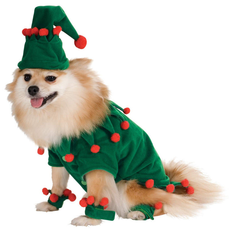 Cute Dog Cat Costume Christmas Cloak Halloween Disguise Cat - 𝓢𝓱𝓸𝓹𝓵𝓮𝓬𝔂
