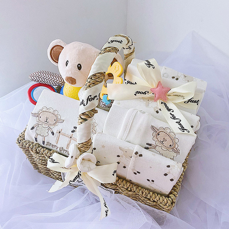 Newborn Boy Baby Clothes Set Gift Box Autumn And Winter - 𝓢𝓱𝓸𝓹𝓵𝓮𝓬𝔂