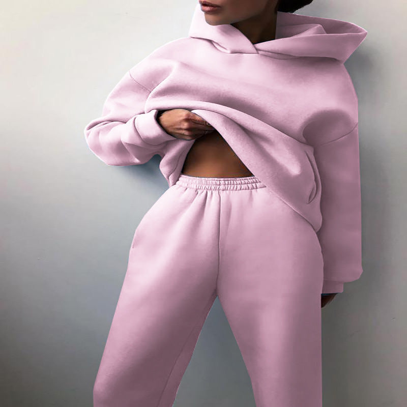 Women's Casual Hooded Sweater Two-piece Suit Clothes Hoodie Tracksuit - 𝓢𝓱𝓸𝓹𝓵𝓮𝓬𝔂