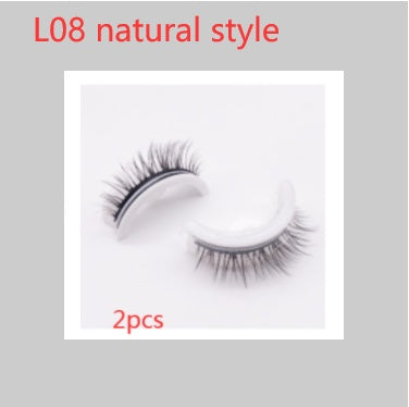 Reusable 3D Mink Lashes Natural False Eyelashes Self Adhesive Fake Glue Free Makeup Eyelash Extension Silk - 𝓢𝓱𝓸𝓹𝓵𝓮𝓬𝔂