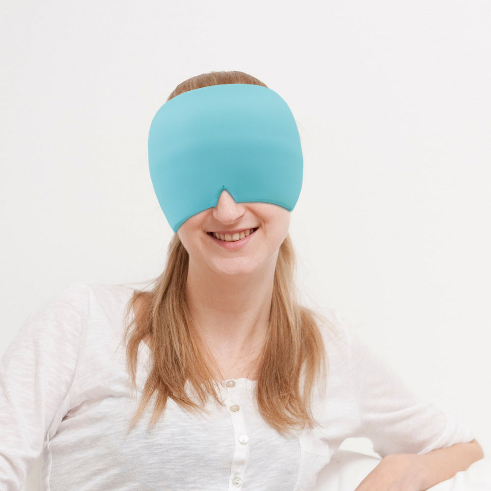 Ice Compress Headache Relief Gel Cold Therapy Migraine Eye Mask - 𝓢𝓱𝓸𝓹𝓵𝓮𝓬𝔂