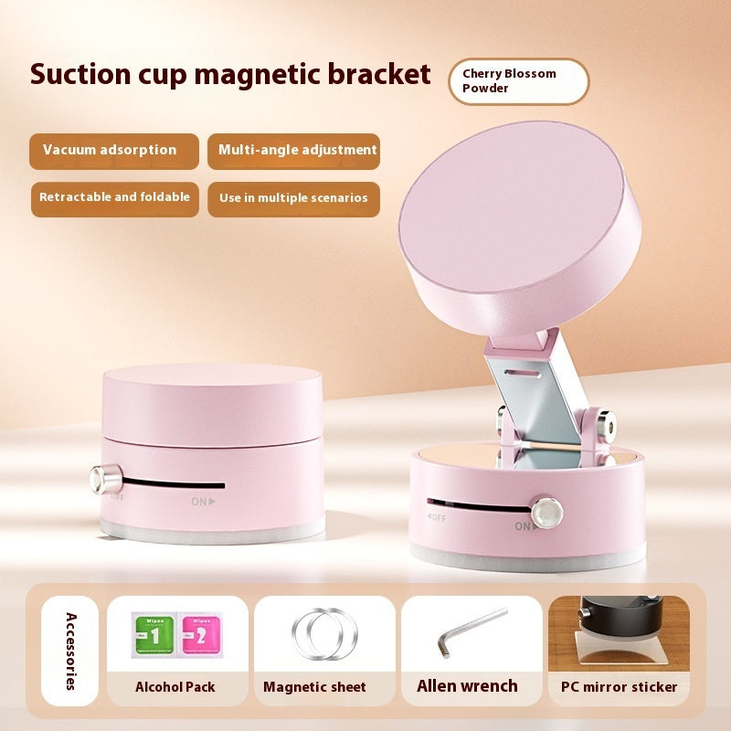 Foldable Magnetic Vacuum Car Phone Holder Foldable Suction Cup With Suction Cup Hands-Free Navigation For Smart Phone - 𝓢𝓱𝓸𝓹𝓵𝓮𝓬𝔂