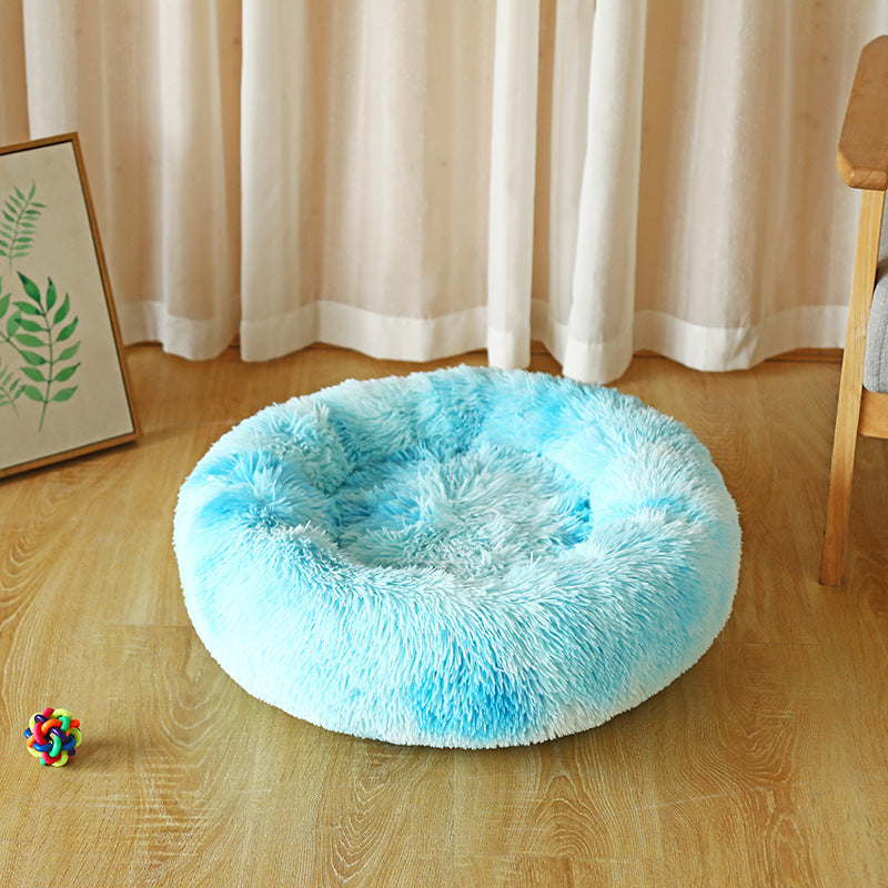 Dog Beds For Small Dogs Round Plush Cat Litter Kennel Pet Nest Mat Puppy Beds - 𝓢𝓱𝓸𝓹𝓵𝓮𝓬𝔂