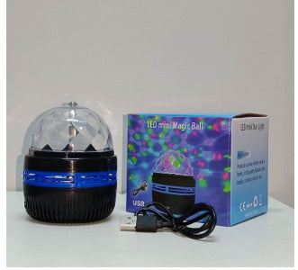 LED Star Galaxy Projector Lamp Spotlight Colorful Rotating Magic Ball Bedroom Atmosphere Lamp Bar KTV Disco Party Stage Light - 𝓢𝓱𝓸𝓹𝓵𝓮𝓬𝔂