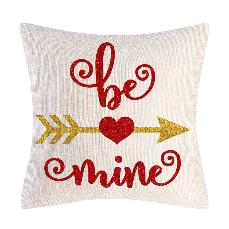 Valentine's Day Linen Pillowcase Holiday Gift - 𝓢𝓱𝓸𝓹𝓵𝓮𝓬𝔂