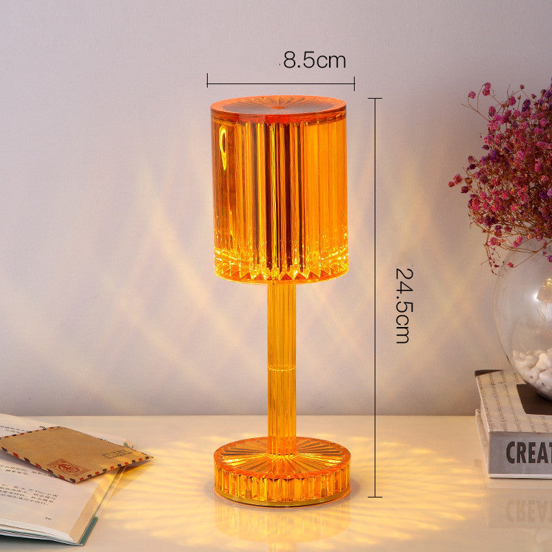 New Crystal Table Lamp Hotel Decoration Diamond Romantic Warm Led For Home Decor Romantic Gift Night Light - 𝓢𝓱𝓸𝓹𝓵𝓮𝓬𝔂
