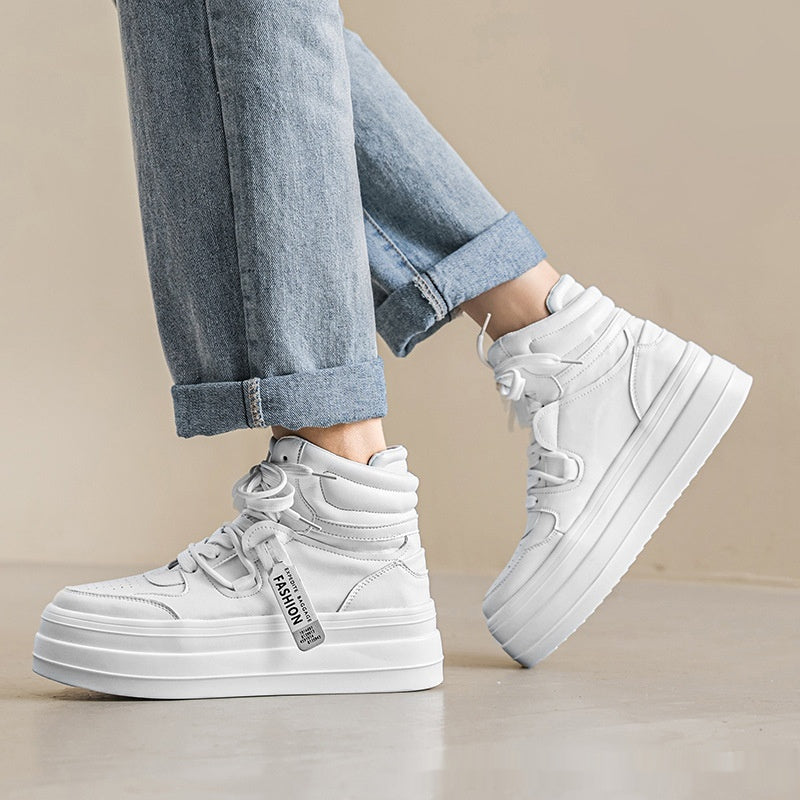 Breathable Running Leisure Sports Men Slip-on Lofter Board Shoes 