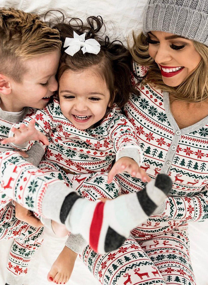 Christmas Pajamas Family Matching New Year Father Mother Kids Baby Look Clothes Set Dad Mom And Daughter Son Pyjamas Outfit - 𝓢𝓱𝓸𝓹𝓵𝓮𝓬𝔂