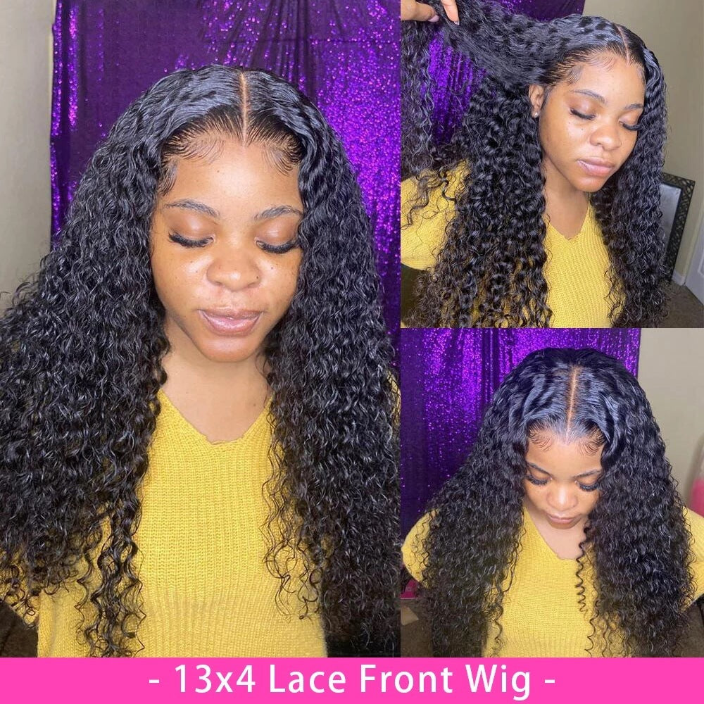 Curly Human Hair Wig Lace Hair Products - 𝓢𝓱𝓸𝓹𝓵𝓮𝓬𝔂