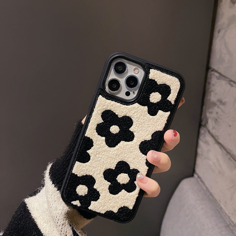 Plush Flowers Are Suitable For Ladies Autumn And Winter Mobile Phone Cases - 𝓢𝓱𝓸𝓹𝓵𝓮𝓬𝔂