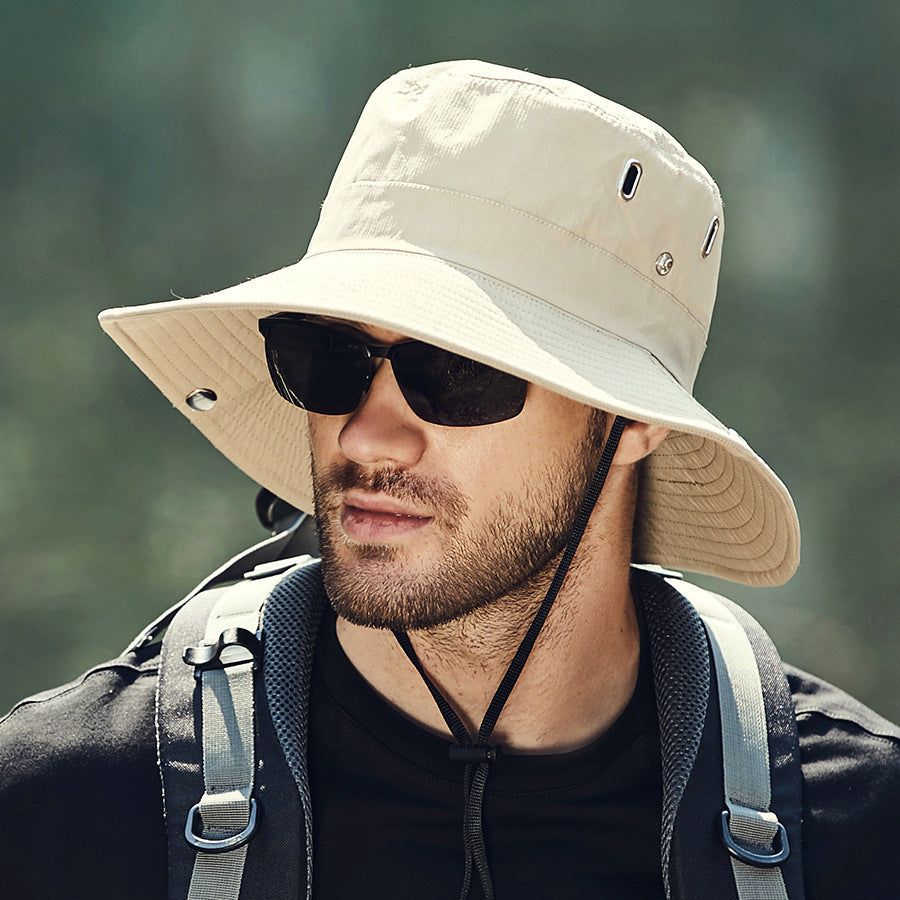 Summer New Men's Sun-shade Big Brim Sun Protection Hat - 𝓢𝓱𝓸𝓹𝓵𝓮𝓬𝔂