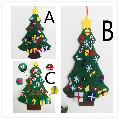 DIY Felt Christmas Tree With Three-dimensional Christmas Tree - 𝓢𝓱𝓸𝓹𝓵𝓮𝓬𝔂