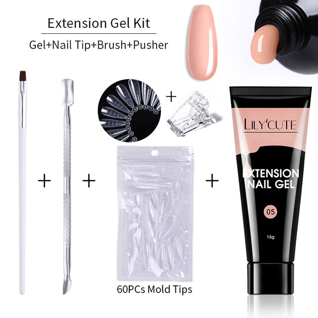 15ml Nail Extension Gel Kit - 𝓢𝓱𝓸𝓹𝓵𝓮𝓬𝔂