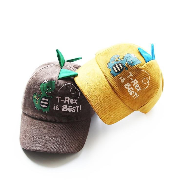 ''T-REX IS BEST'' DINOSAUR KIDS HATS - 𝓢𝓱𝓸𝓹𝓵𝓮𝓬𝔂
