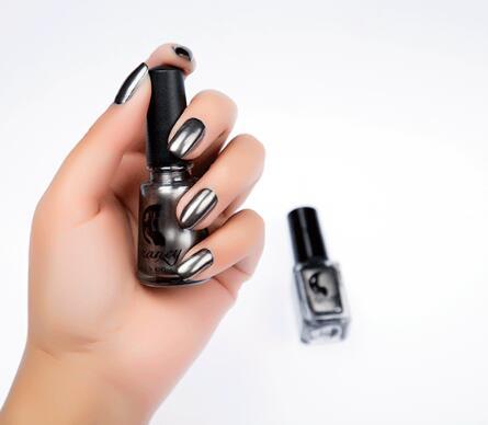 Stainless Steel Color Mirror Silver Nail Polish - 𝓢𝓱𝓸𝓹𝓵𝓮𝓬𝔂