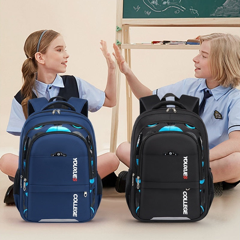Simple Waterproof Multi-compartment Large Capacity Backpack - 𝓢𝓱𝓸𝓹𝓵𝓮𝓬𝔂