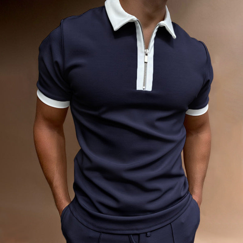 Men's Polo Shirt Men Solid Polo Shirts Brand Men Short-Sleeved Shirt Summer Shirt Man Clothing - 𝓢𝓱𝓸𝓹𝓵𝓮𝓬𝔂