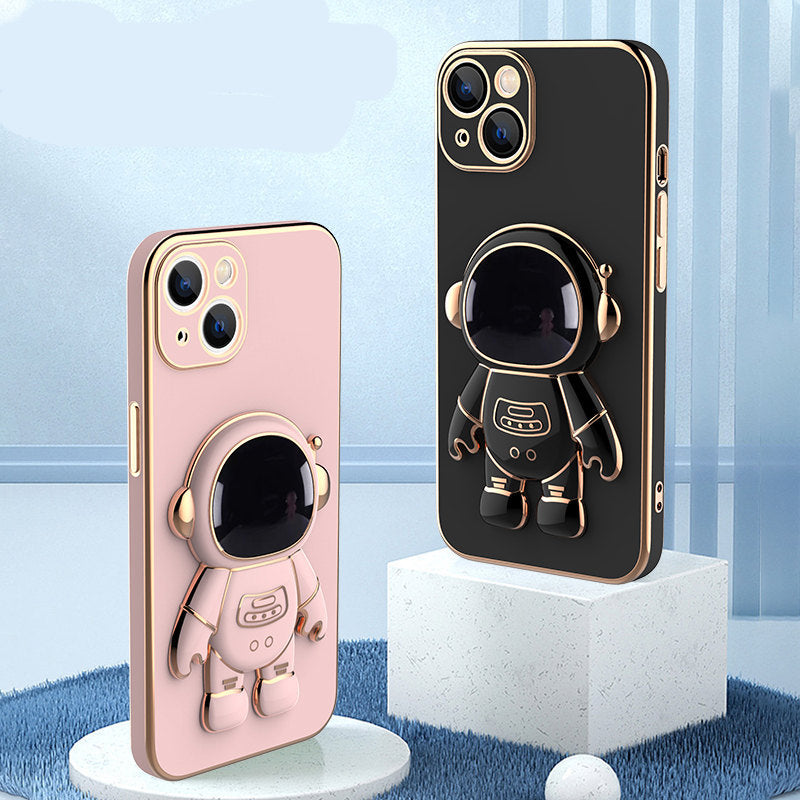 3D Astronaut Phone Case Anti-Drop Electroplating Bracket - 𝓢𝓱𝓸𝓹𝓵𝓮𝓬𝔂