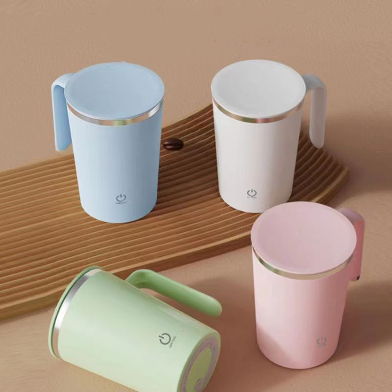 Kitchen Electric Mixing Cup Stirring Coffee Cup Automatic Mixing Mugs Cup Lazy Rotating Magnetic Water Cup - 𝓢𝓱𝓸𝓹𝓵𝓮𝓬𝔂