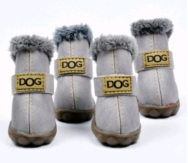 Dog Thick Snow Boots Keep Warm Teddy Autumn And Winter VIP Shoes - 𝓢𝓱𝓸𝓹𝓵𝓮𝓬𝔂